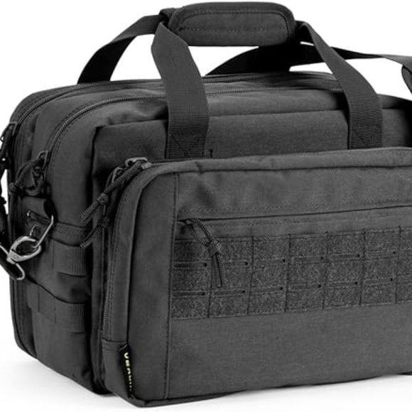 Gun Bag Range Bag Pistol Case Gun Case Magazine Lockable Double Layer Explosion - Picture 2 of 6